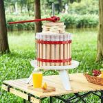 VEVOR Manual Grape Wine Press with Beech Wood