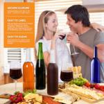 Green Glass Wine Bottles, 750 ml (12 Pack)