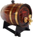 Premium Oak 3L Aged Whiskey Barrel Dispenser