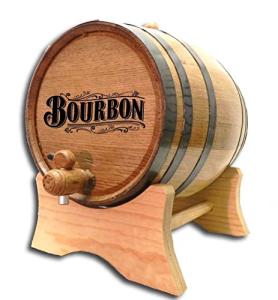Engraved 5 Liter Bourbon Barrel Whiskey Aging