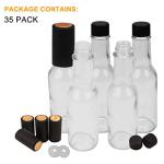 35-Pack Leakproof 5oz Woozy Bottles for Sauces