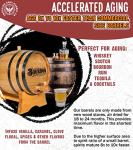 Engraved 5 Liter Bourbon Barrel Whiskey Aging