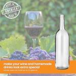 FastRack 750ml Clear Bordeaux Wine Bottles - 12 Pack