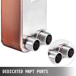 BestEquip 3"x7.5" Brazed Plate Beer Wort Chiller