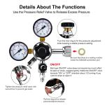 MRbrew CGA-320 CO2 Kegerator Pressure Regulator