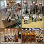 Premium 8.5oz Glass Brewing Bottles - Flip Top