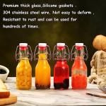 12 Pack 3.5 oz Swing Top Glass Bottles
