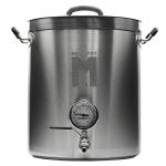8 Gallon Homebrew Kettle with Spigot and Thermometer