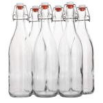 Flip Top Glass Brewing Bottles (6 Pack)