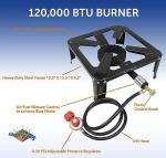 Heavy Duty Propane Burner for Home Brewing