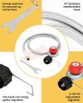 AOSION 200,000 BTU Stainless Steel Propane Burner
