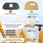 Stainless Steel Malt Crusher with Adjustable Rollers
