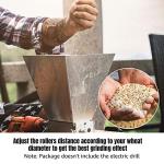 Stainless Steel Malt Crusher with Adjustable Rollers