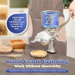 Moongiantgo Cast Iron Grain Mill for Home Brewing