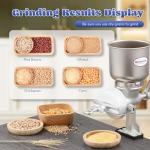 Moongiantgo Cast Iron Grain Mill for Home Brewing