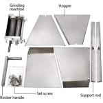 Manual Adjustable Malt Crusher Grain Mill for Homebrew