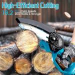 Compact 6-Inch Cordless Electric Mini Chainsaw