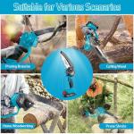 Compact 6-Inch Cordless Electric Mini Chainsaw