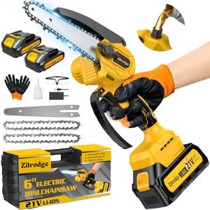 Portable 6-Inch Cordless Mini Chainsaw for Pruning