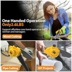 Portable 6-Inch Cordless Mini Chainsaw for Pruning