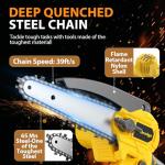 Portable 6-Inch Cordless Mini Chainsaw for Pruning