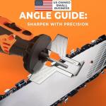 Cordless Chainsaw Sharpener Kit with Diamond Wheels