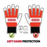 Oregon Leather Chainsaw Gloves - Medium Size 9