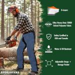 FORESTER Chainsaw Safety Chaps with Pocket, Denim