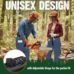 FORESTER Chainsaw Safety Chaps with Pocket, Denim