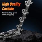 4-Inch Mini Chainsaw Replacement Chain - 4 Pack