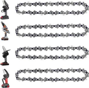 4-Pack 6-Inch Chainsaw Replacement Chains