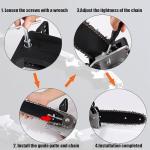 4-Pack 6-Inch Chainsaw Replacement Chains