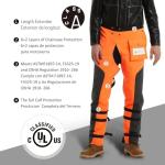 ZELARMAN 8-Layer Chainsaw Protective Chaps
