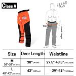 ZELARMAN 8-Layer Chainsaw Protective Chaps