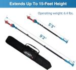 Cordless 2-in-1 Electric Pruning Shears with Pole