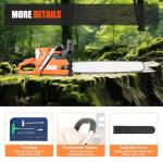 FIPINIXK 71.8CC Gas Chainsaw with Accessories