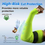 Heavy-Duty Cut-Resistant Sleeves with Thumb Hole