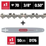 Oregon 20" Chainsaw Guide Bar & Chain Combo