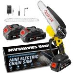 Cordless Mini Chainsaw 6 Inch for Easy Trimming