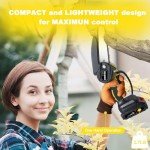 Cordless Mini Chainsaw 6 Inch for Easy Trimming