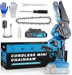 Aokia 21V Cordless Mini Chainsaw for Yard Work