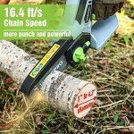 WORKPRO 6.3" Cordless Mini Chainsaw for Pruning