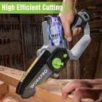 WORKPRO 6.3" Cordless Mini Chainsaw for Pruning