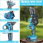 Aokia 21V Cordless Mini Chainsaw for Yard Work