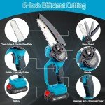 2024 Mini Cordless 6-Inch Electric Chainsaw