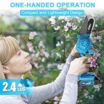 Aokia 21V Cordless Mini Chainsaw for Yard Work