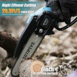 Compact 6-Inch Cordless Electric Mini Chainsaw
