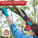 6-Inch Cordless Mini Chainsaw for Pruning