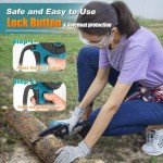 Compact 6-Inch Cordless Electric Mini Chainsaw