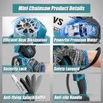 Compact 6-Inch Cordless Electric Mini Chainsaw